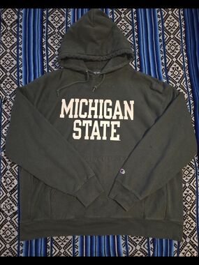 Champion Forest Green Michigan State Pullover Hoodie